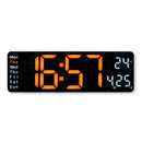 Hama Digitale Wandklok Santa Cruz Thermometer/Groot Display/Wit