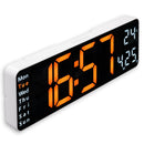 Hama Digitale Wandklok Santa Cruz Thermometer/Groot Display/Wit