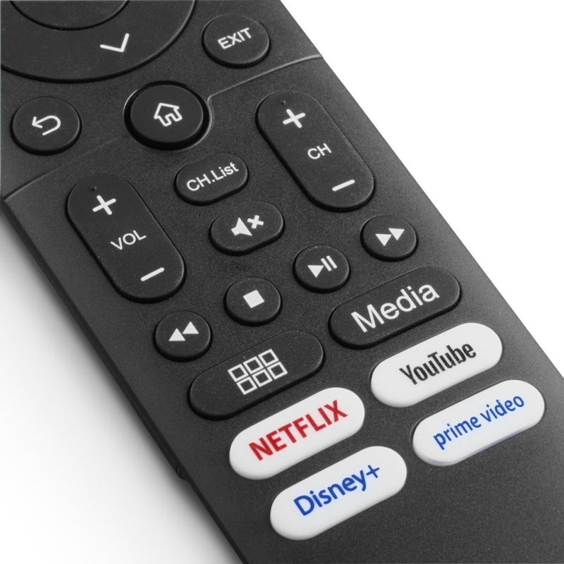 Hama Universele Afstandsbediening Hisense TV&rsquo;s IR Lerend + 4 App-knoppen Zwart