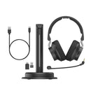 Hama BT-900 Bluetooth Headset + Multipoint Oplaadstation Zwart