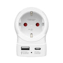 Hama Reisadapter EU-UK 1x USB-A 1x USB-C (PD) 20W Wit