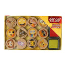 Emoji Houten Stempelset