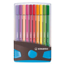 STABILO Pen 68 ColorParade Viltstiften Blauw Antraciet - 20dlg.