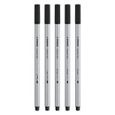 STABILO Creative Tips ARTY Pennen Zwart - 5dlg