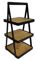 Etagere 3 lagen - bamboe - hoogte 32.5 cm