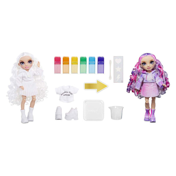 Rainbow High WaterColor &amp; Create Pop Purple Eyes