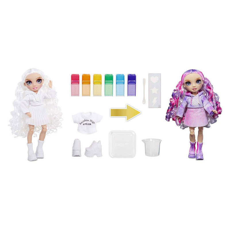 Rainbow High WaterColor &amp; Create Pop Purple Eyes