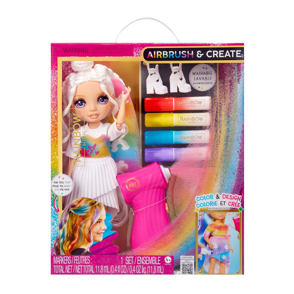 Rainbow High Air Brush & Create Modepop - Purple Eyes