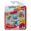 Pokémon Battle Figuur - Axew, Frogadier & Torkoal