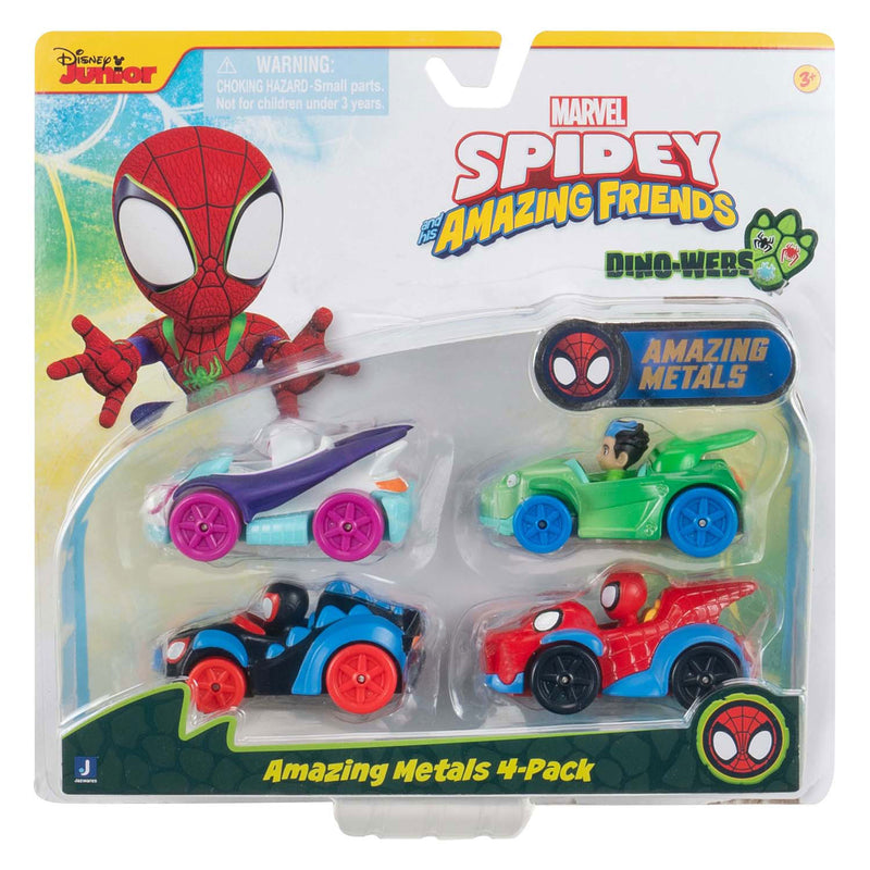 Spidey and Friends - Metalen Voertuigen, 4dlg.