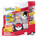 Pokémon Clip 'N' Go Met Riem Speelset Chimchar Quick Ball