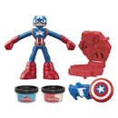 Play-Doh Marvel Captain America Stempel Schild - 2 Kleipotjes