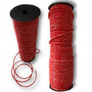 100 mtr Springtouw rood/wit 4mm op rol