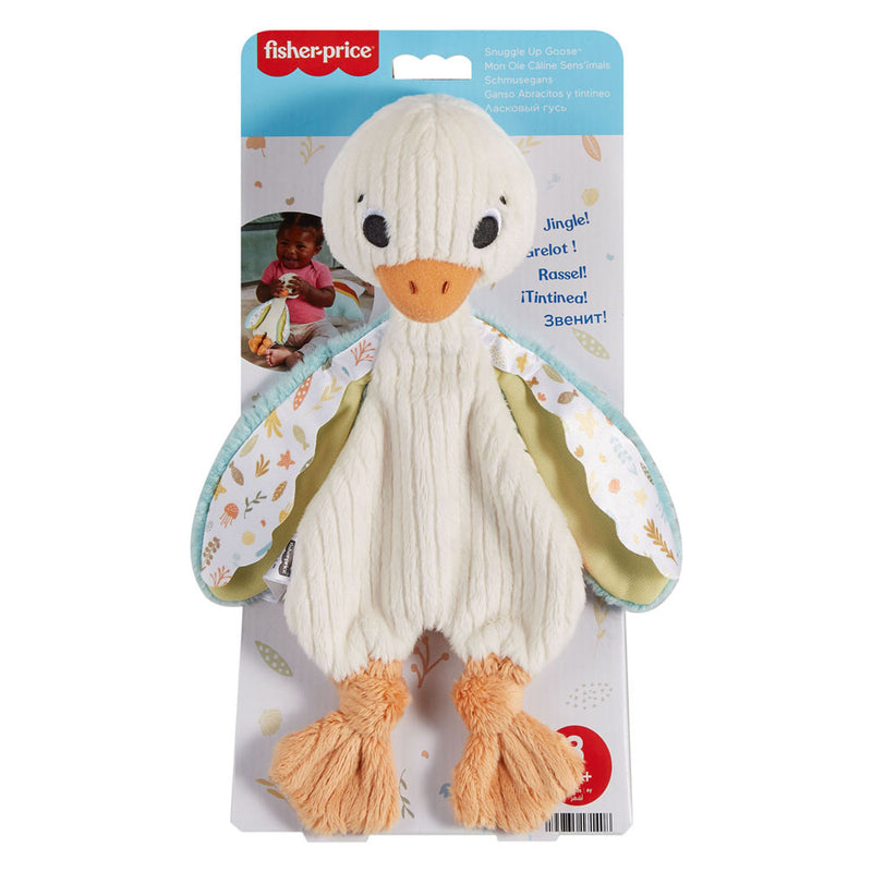Fisher Price Knuffeldoekje Gans met Rammel