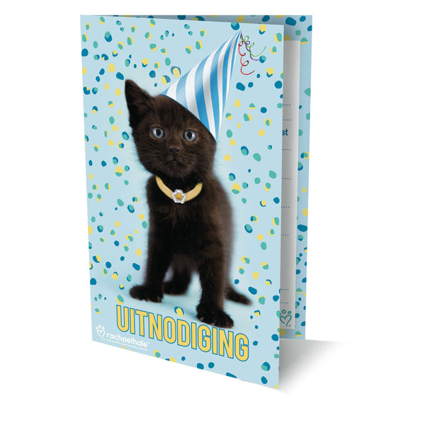 Uitnodigingen Rachel Hale Kat, 6st.