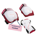 HUDORA Biomechanische Elleboog- en Kniebeschermer Set Comfort M - Roze