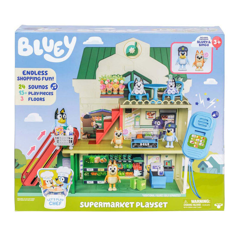 Bluey Lets Play Chef - Supermarkt Speelset