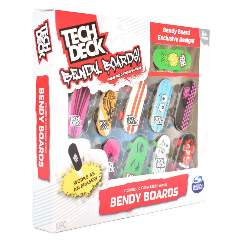 Tech Deck Bendy Vinger Skateboards, 10-pack