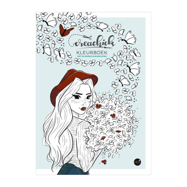 CreaChick Kleurboek, 30 Kleurplaten