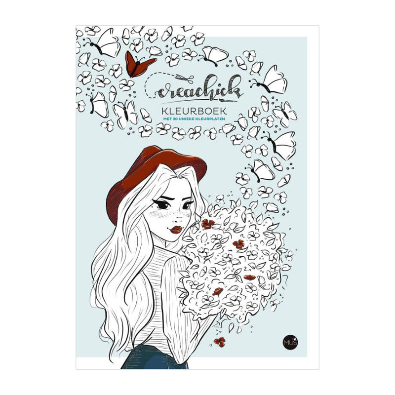 CreaChick Kleurboek, 30 Kleurplaten