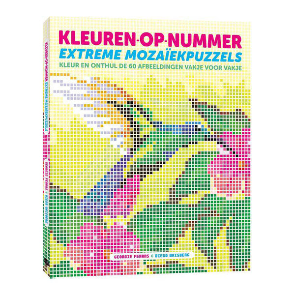 Kleuren op Nummer Extreme Mozaiekpuzzels