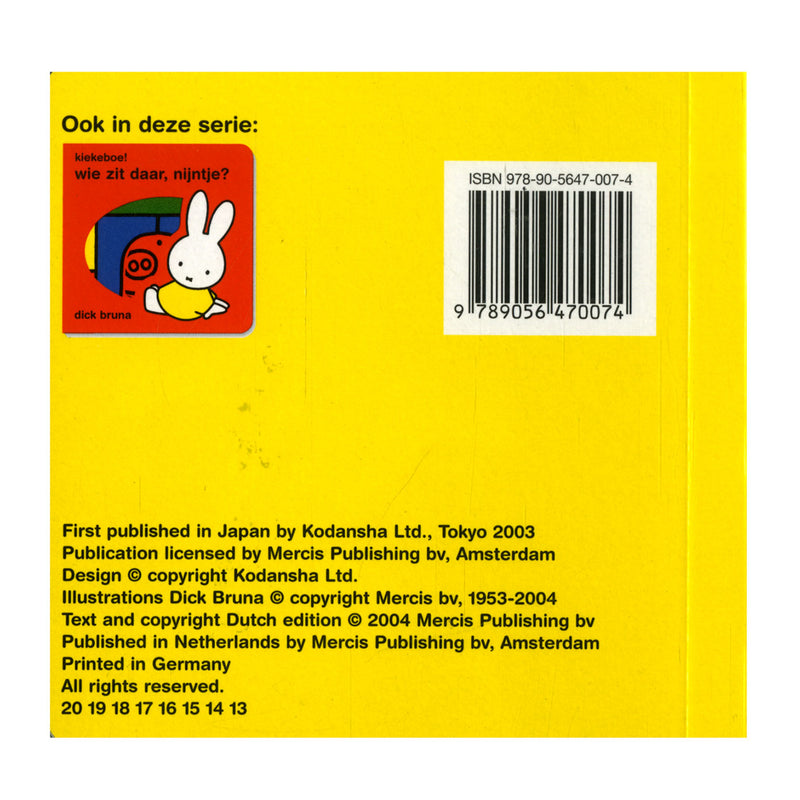 kiekeboe! wie is daar, nijntje?