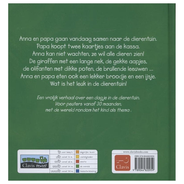 Anna in de dierentuin