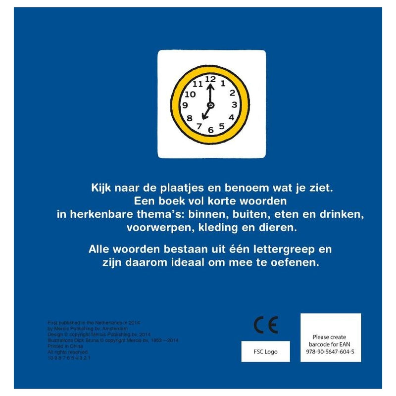 nijntje oefent korte woordjes