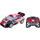 Nikko RC Rally Toyota Gazoo 1:18 + Licht Zwart/Wit/Rood