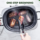 GreenPan Elite Slowcooker 6L Zwart/Zilver