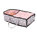 2in1 Poppenwagen 66.5x37x69 cm Grijs/Roze