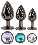 ANOS Metal Butt Plug Set Diamo
