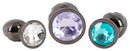 ANOS Metal Butt Plug Set Diamo