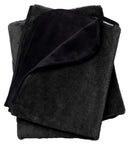 Faux-Fur Fascinator Black