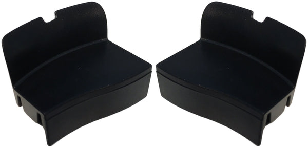 Afdekkapjes voor Axa Defender - zwart (set)