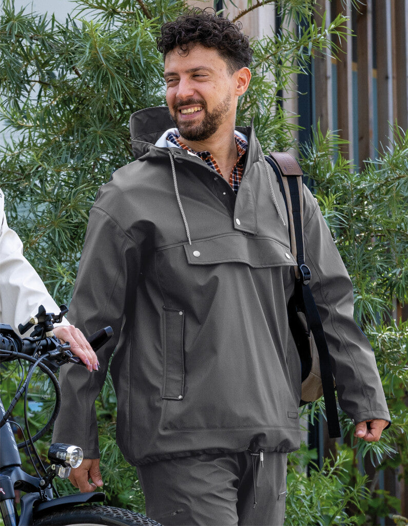 Regenjas Mirage Rainfall Closed Jacket - maat XL - gemaakt van polyester soft touch - earl grey