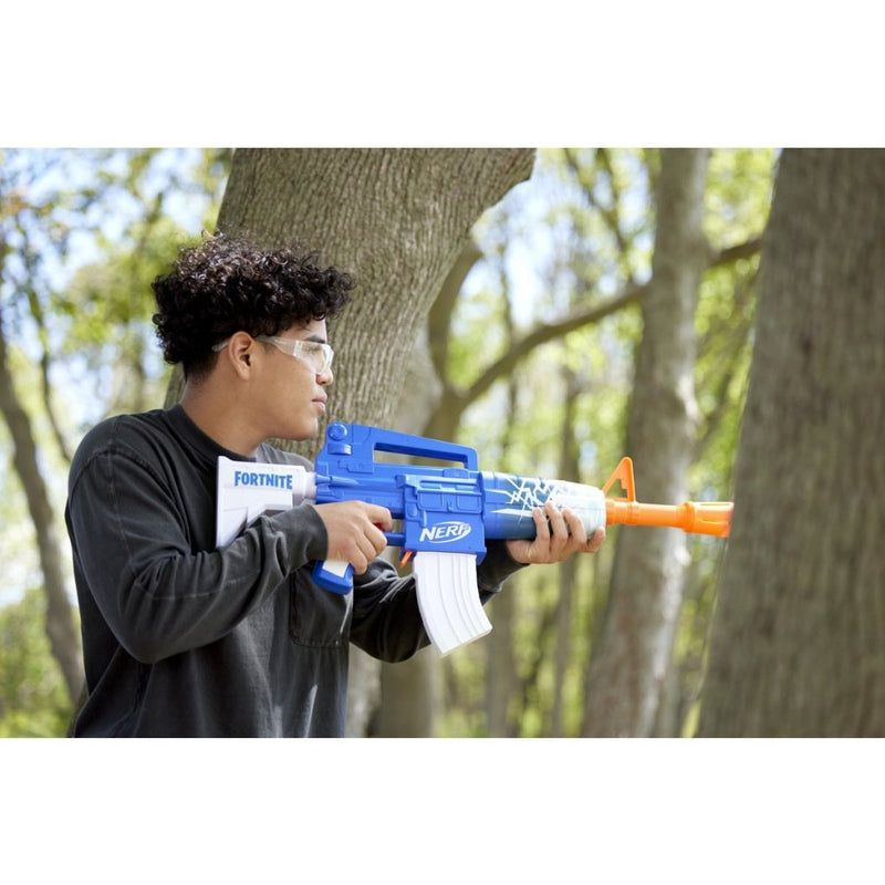 Nerf Fortnite Blue Shark Blaster + 10 Darts