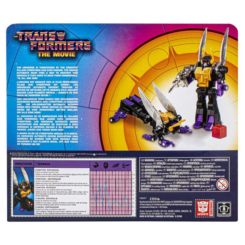 Hasbro Transformers Retro Kickback