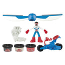 Play-Doh Captain America Motorsnijder Speelset