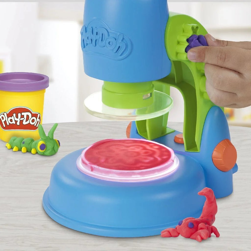 Play-Doh Light and Look Microscope + Licht