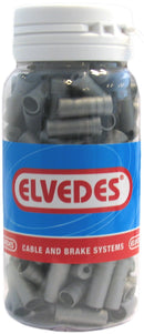 Kabelhoedje Elvedes ø4,3mm PVC - zilver (150 stuks)