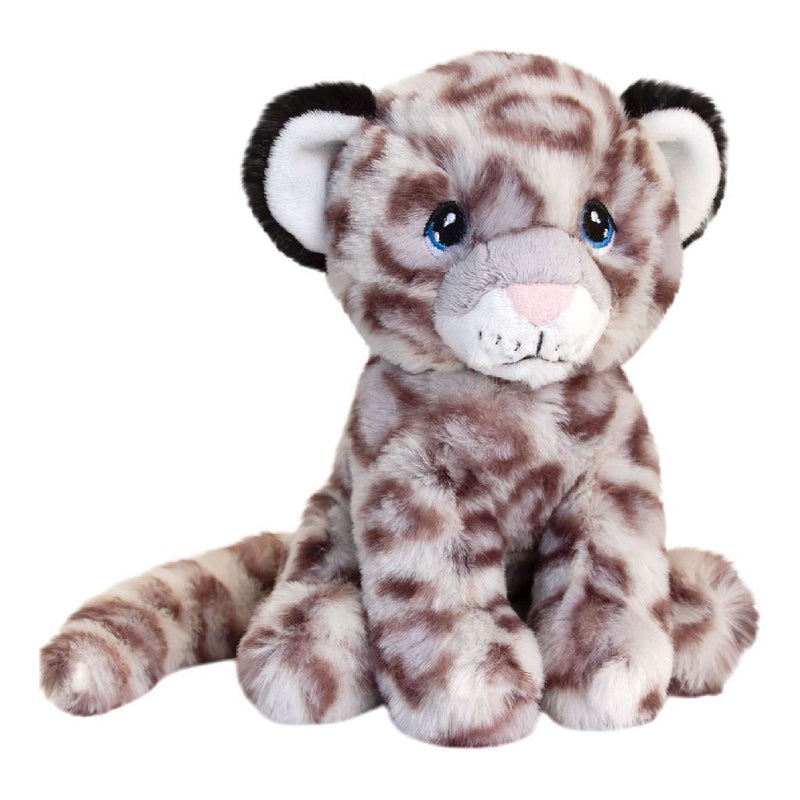 Keeleco Knuffel Sneeuw Luipaard 18 cm
