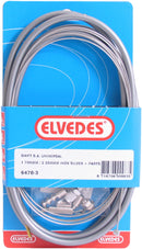 Versnellingskabelset Elvedes 1700 / 2250 mm universeel Sturmey Archer RVS - zilver (op kaart)