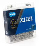 Ketting 11 speed KMC X11EL 1/2" x 11/128" - zilver