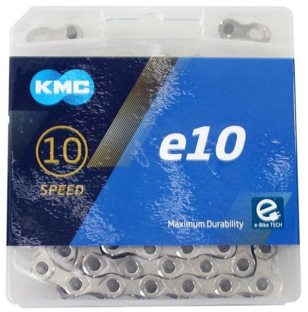 Ketting 10 speed KMC E10 122 schakels - zilver