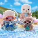 Sylvanian Families 5804 Zeeotter Zussen Splashy Snorkel set