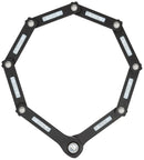 Vouwslot Axa Fold 80 Lite Duo Pack met gelijksluitende sleutels - zwart