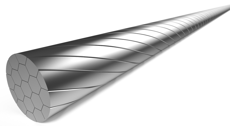 Schakel binnenkabel Elvedes 2250 mm 1×19 draads RVS Slick ø1,1mm met N-nippel ø4,5 × 4,5mm (doos à
