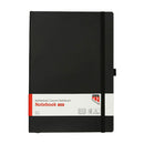 Notitieboek Quantore A4 flex lijn 192blz 80gr zwart