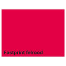 Kopieerpapier Fastprint A4 80gr felrood 100vel